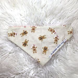 🐶 4 for $16 GINGERBREAD FUN Dog Bandana